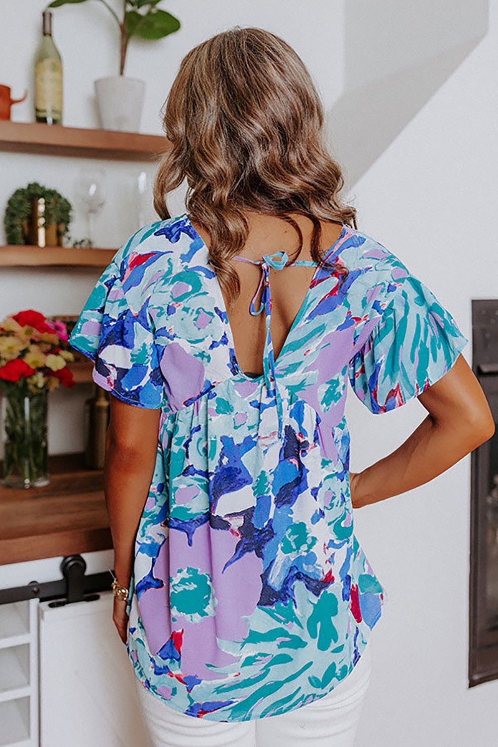 Whimsy Watercolor Top